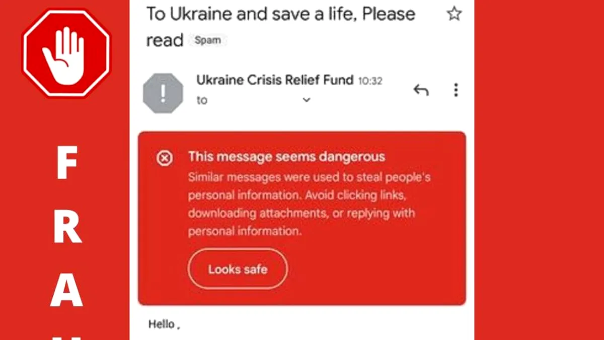 Atenție la mesajele pe care le primiți! Apeluri false de strângere de fonduri pentru refugiații din Ucraina