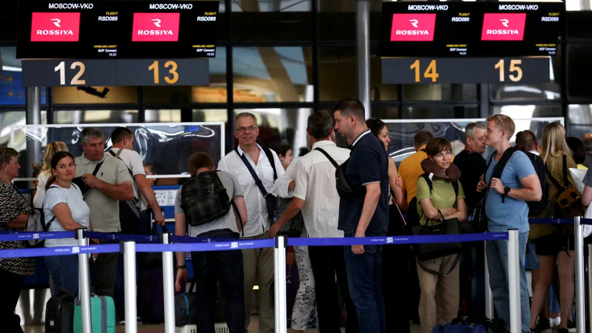 Prețurile biletelor de avion din Rusia au crescut de patru ori în cursul dimineții de după rebeliunea lui Prigojin