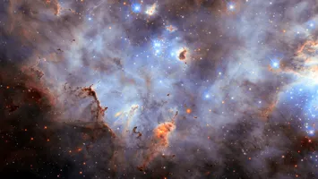 Hubble face lumină în întuneric: N11, un colț vibrant al Marelui Nor Magellan