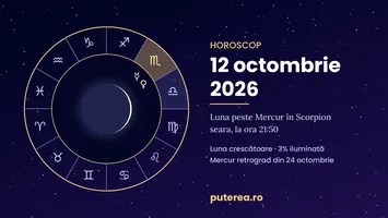 Horoscop luni, 12 octombrie 2026: discuțiile amânate nu mai pot aștepta. Ce zodii primesc o confesiune