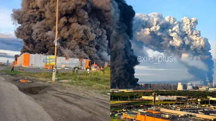 Val de atacuri cu drone în Rusia: incendii simultane la Sankt Petersburg, Tver și Simferopol