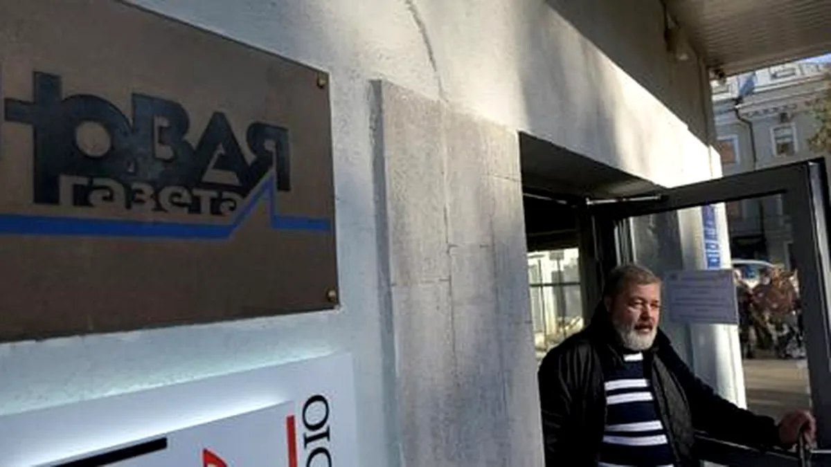 Ziarul Novaya Gazeta din Rusia se închide până la finalul „operațiunii speciale pe teritoriul Ucrainei”