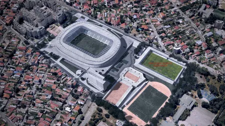Investiție de 90 milioane euro la Constanța într-un stadion nou, care va purta numele lui Gheorghe Hagi