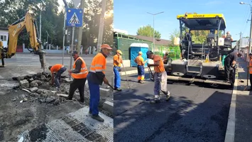 Lucrări pe Strada Armistițiului din Sectorul 5: se repară carosabilul și trotuarele