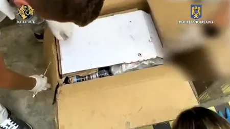 Bărbat prins în flagrant de DIICOT. A primit 10 kilograme de canabis prin curier