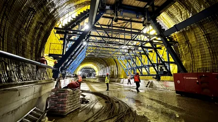 Cum arată tunelurile lui Umbrărescu de pe Autostrada A1 dintre Margina și Holdea FOTO