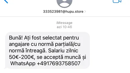 Aveți mare grijă la SMS-urile pe care le primiți! Tot mai mulți români primesc oferte de angajare. Ce spun specialiștii