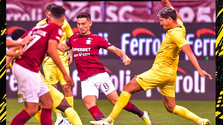 Liga 1: Rapid - Gaz Metan 1-2. Antrenorul Ilie Poenaru a debutat pe banca tehnică a ardelenilor (Video)