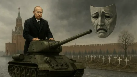 Ziua Victoriei permanente: Putin a învins poporul rus și a transformat 9 mai într-un cult militar grotesc