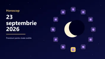 Horoscop 23 septembrie 2026: Balanța intră în prim-plan, iar alte două zodii au parte de vești importante