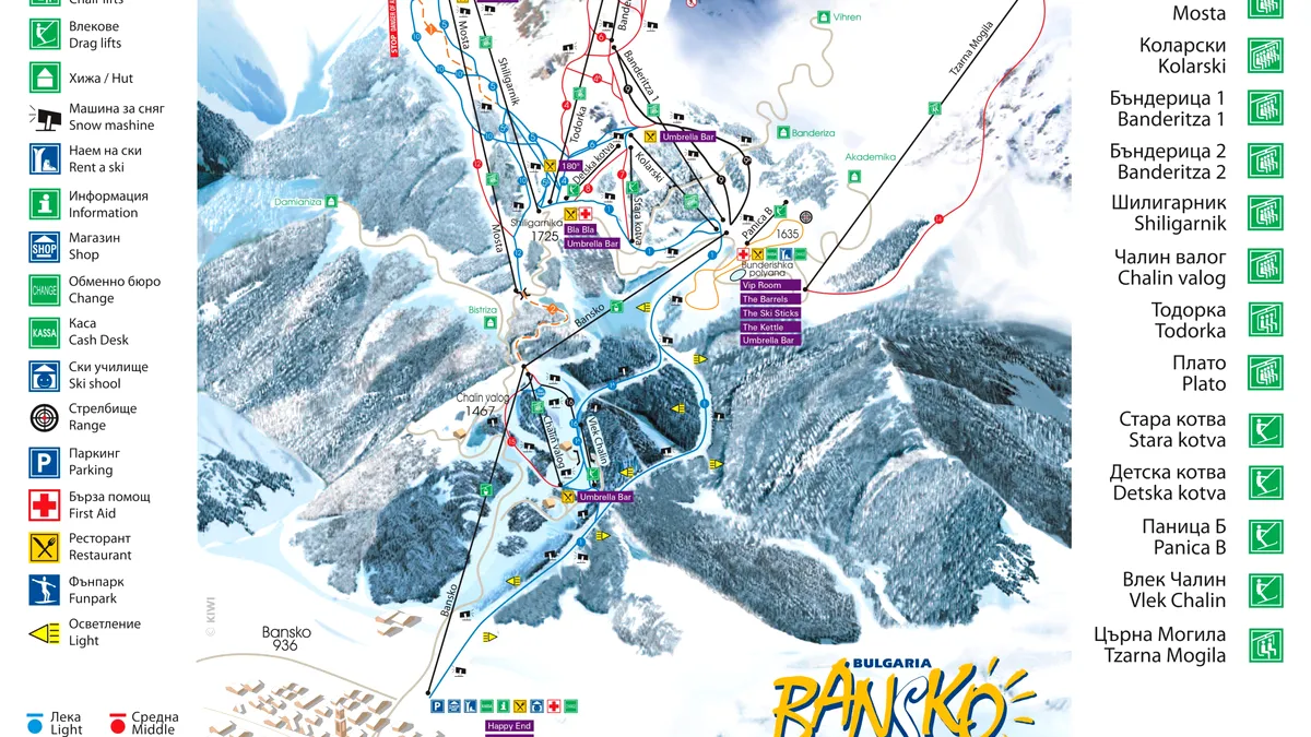 Pentru pasionați: Cât va dura sezonul de schi din celebra stațiune montană bulgară Bansko