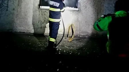 Giurgiu: Explozie într-un bloc de garsoniere, în miez de noapte
