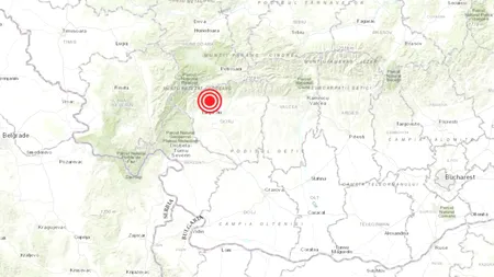 Cutremur în Gorj, de 4.1 grade pe scara Richter. Unde s-a resimțit magnitudinea