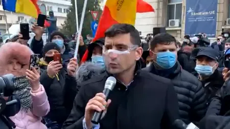 Protest AUR la Ministerul Sănătății VIDEO