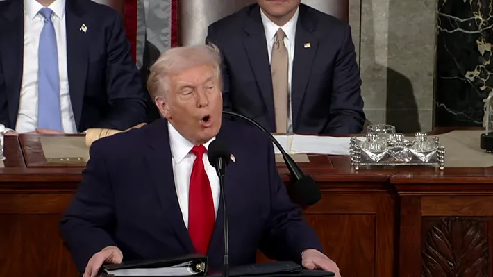 Discurs-maraton al lui Trump în Congres. „Trăim epoca de aur a Americii”