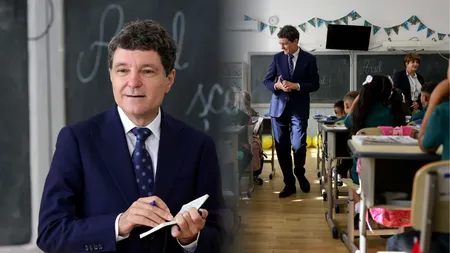 Nicușor Dan, test-surpriză la matematică în prima zi de școală. Ce calcul le-a dat copiilor de la școala din Curcani