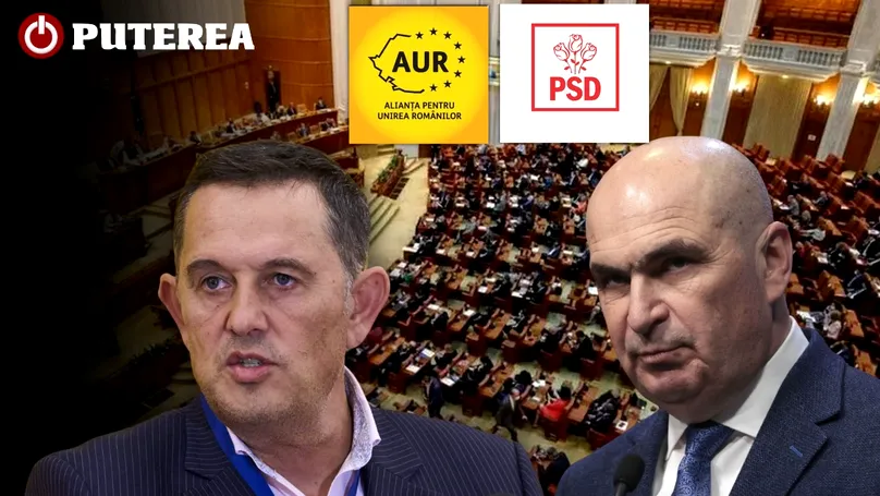 Piperea: „PSD este sistemul”. Strategia AUR din spatele moțiunii și scenariile pentru putere