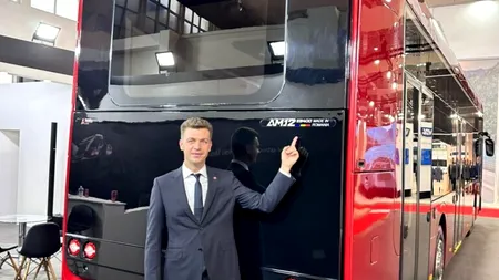 Primul autobuz electric din România este produs la Mediaș