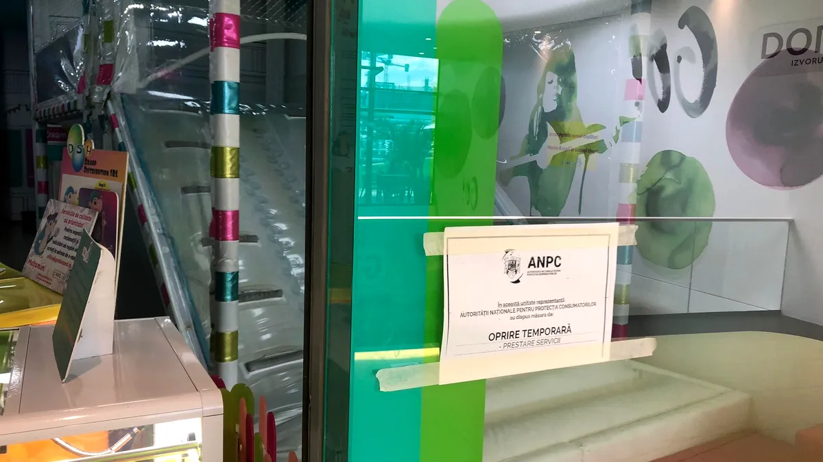 ANPC: 200.000 de lei amenzi, 4 avertismente și 11 spații închise la mall Promenada pentru mizerie și produse expirate