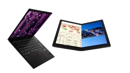 Inovație Lenovo: ThinkPad X1 Fold, primul laptop pliabil din lume