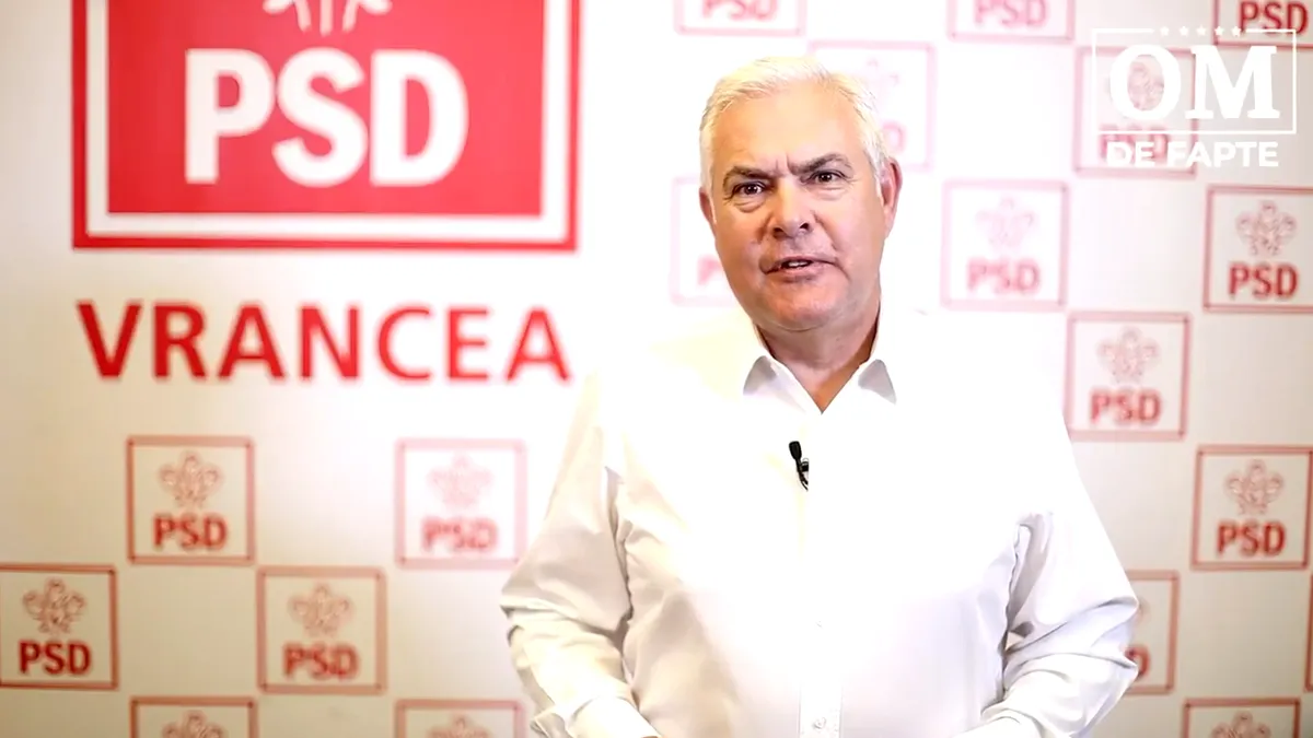 Vrancea: Ministrul Angel Tîlvăr deschide lista PSD la Camera Deputaţilor