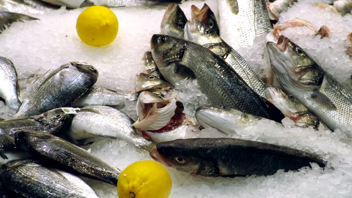 Aproximatic 80% din cantitatea de pește consumată de români este din import
