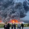 Atac masiv al Ucrainei lângă Moscova. Un depozit uriaș, cuprins de flăcări în noaptea de sâmbătă spre duminică