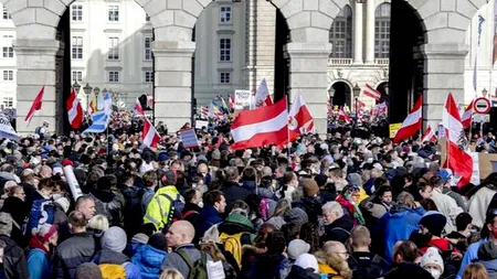 Proteste la Viena împotriva vaccinării obligatorii