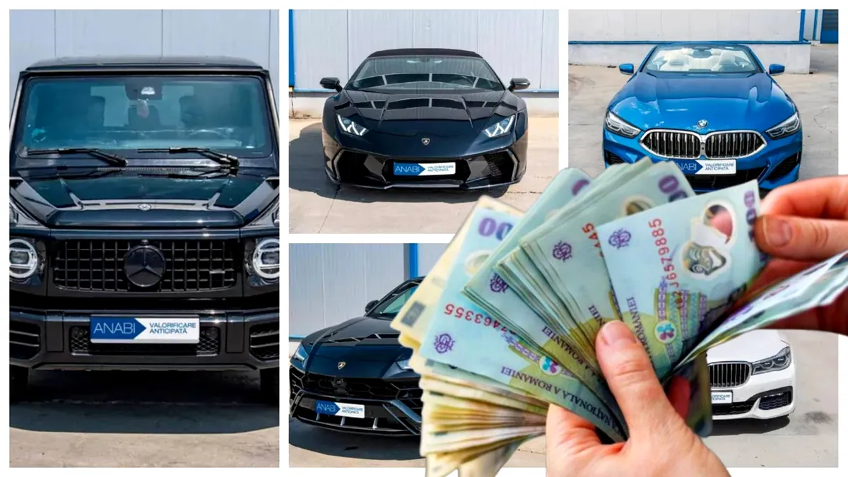 Șase mașini de lux confiscate ies la licitație. Cât trebuie să scoată românii din buzunar pentru acestea