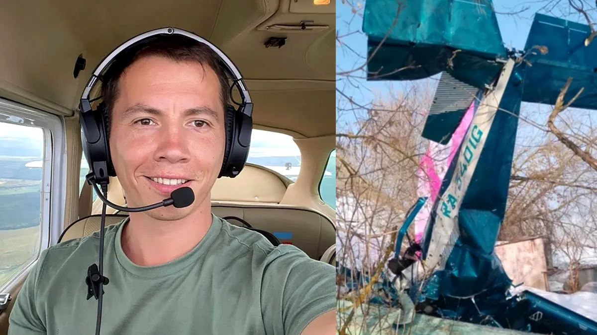 Eroare fatală în Rusia: un avion ultraușor, doborât după ce a fost confundat cu o dronă