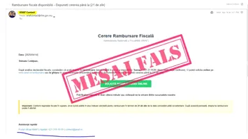 Mare atenție la pretinsa ANAF! Contribuabilii, păcăliți că primesc bani