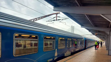 UE ne îndeamnă să călătorim cu trenul. E un mijloc sigur și ecologic, spun oficialii. Trenul simbol al Uniunii Europene a ajuns la București