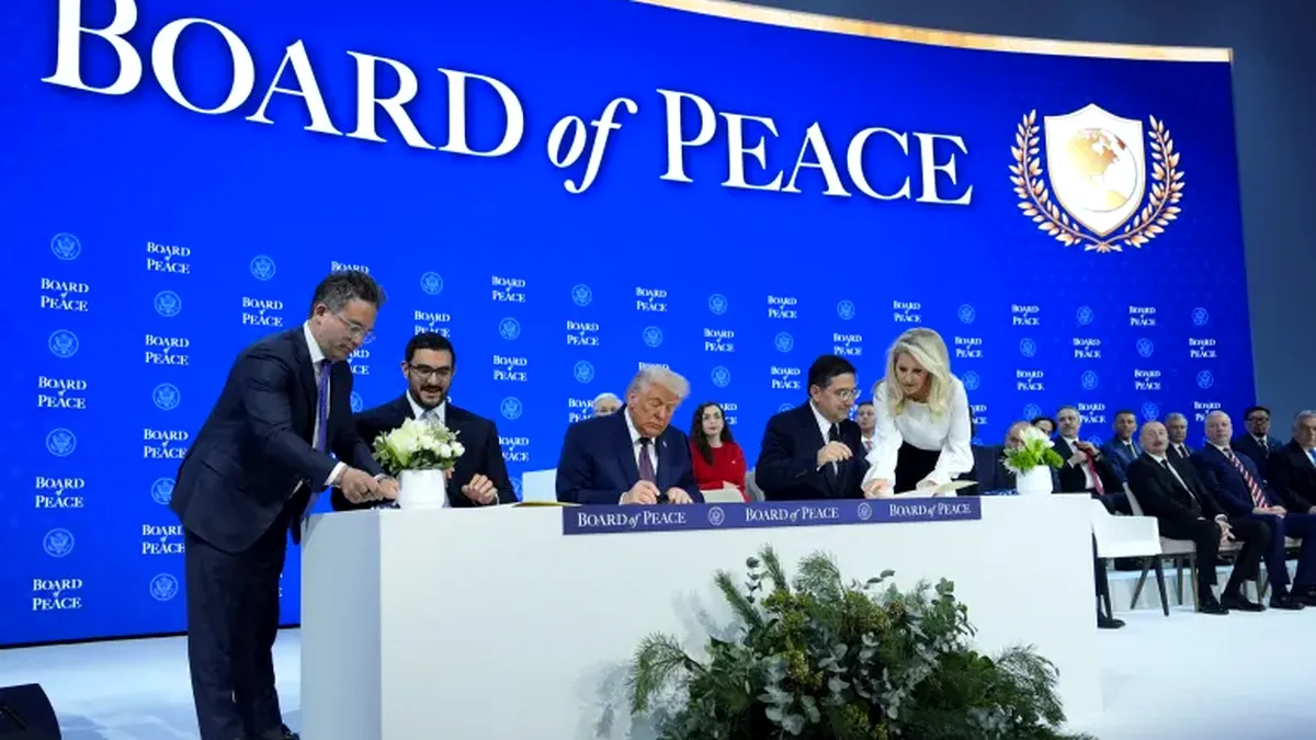 Donald Trump a lansat „Consiliul Păcii” la Davos