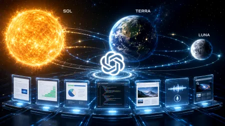 ChatGPT își construiește propriul sistem solar. Ce aduc Sol, Terra și Luna