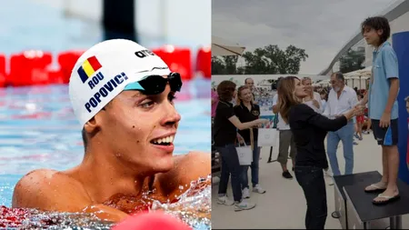 David Popovici, de la premiul acordat de Nadia Comăneci la finala olimpică de la Paris