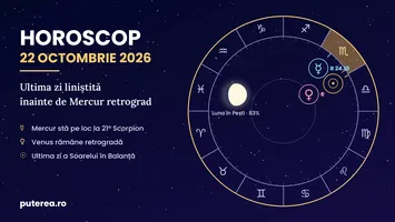Horoscop 22 octombrie 2026: ce aduce ziua pentru fiecare zodie