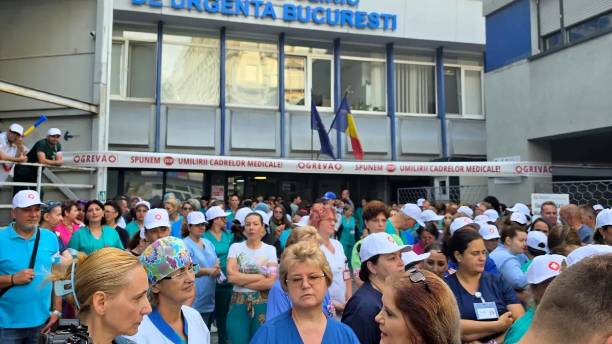Medicii și asistentele, la capătul răbdării: grevă generală în Sănătate după luni de proteste ignorate și tăieri de venituri