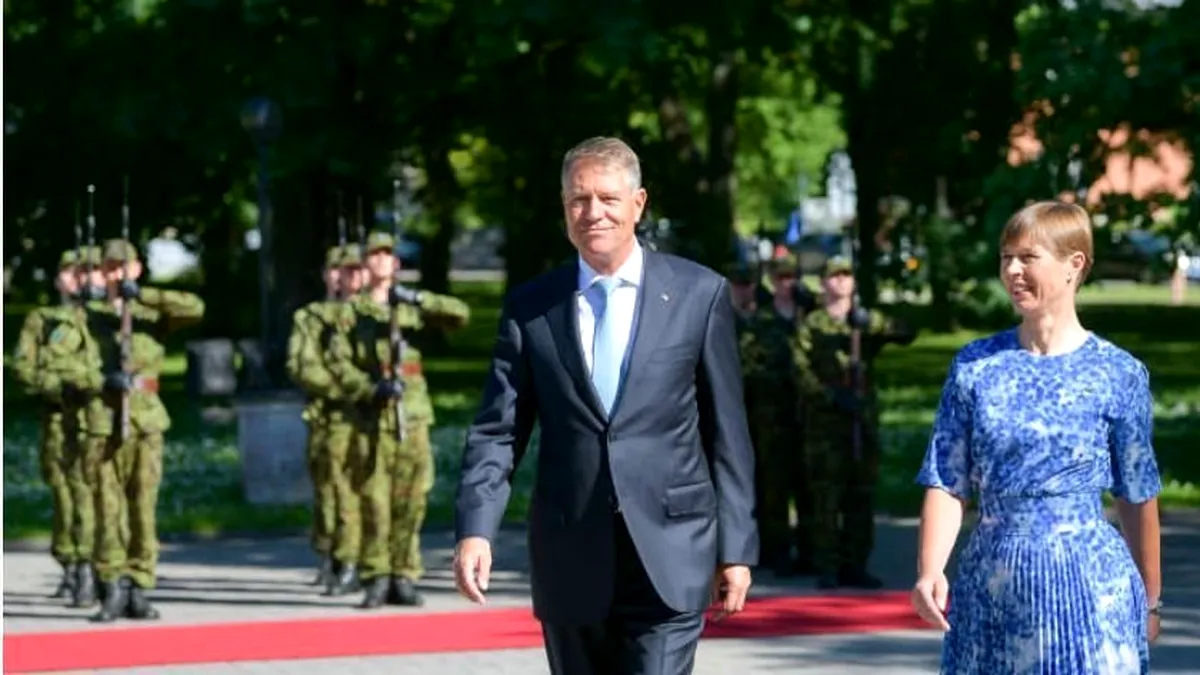 Președintele Estoniei, printre oficialii estoni decorați de Klaus Iohannis