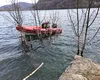 Tragedie la Siriu: Pompierul dispărut a fost găsit decedat în lacul de acumulare