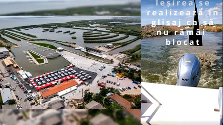 Portul turistic Jurilovca se confruntă cu probleme majore: Canalul de acces plin de nămol