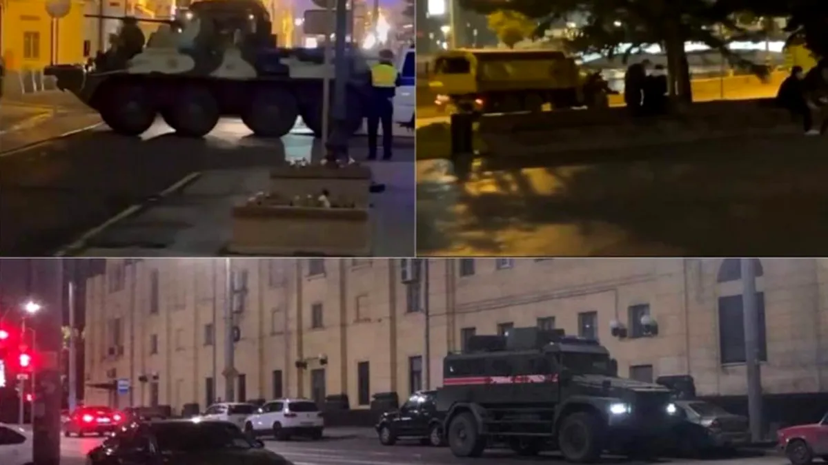 Rusia, în pragul unei lovituri de stat! Armata a scos blindatele pe străzi la Moscova