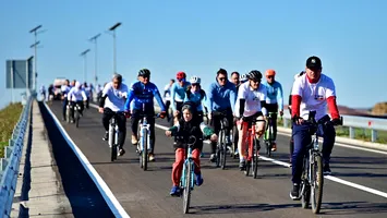 Centura de 22 de milioane de euro a Mizilului, inaugurată doar pentru… bicicliști