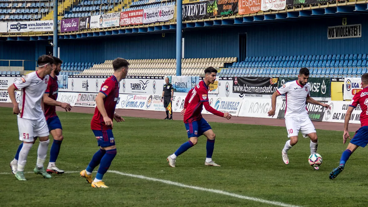 CSA Steaua - FC Hermannstadt 1-4, în etapa a cincea a play-off-ului Ligii a 2-a (Video)