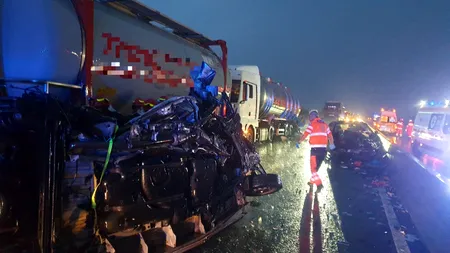 Accident pe DN 5: trei autovehicule implicate