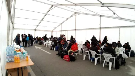 Peste 1.000 de locuri pentru refugiaţi, la Aeroportul "Henri Coandă"