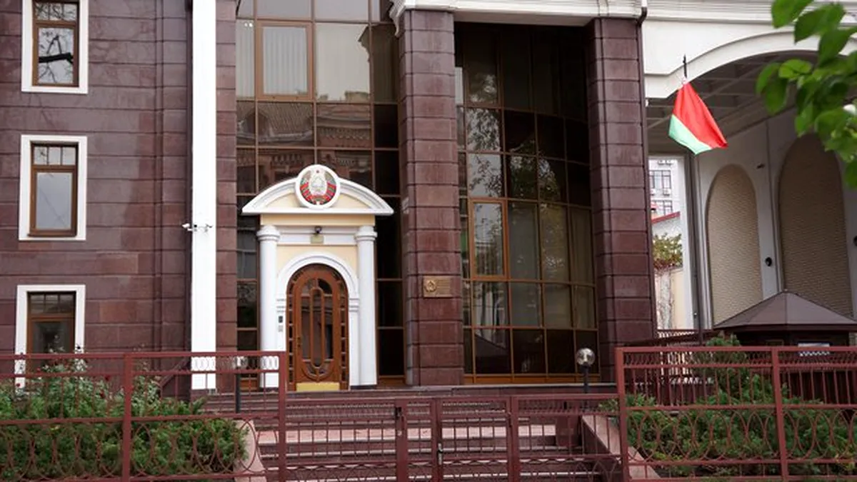 Ambasada Belarusului din Kiev s-ar fi mutat la Chișinău