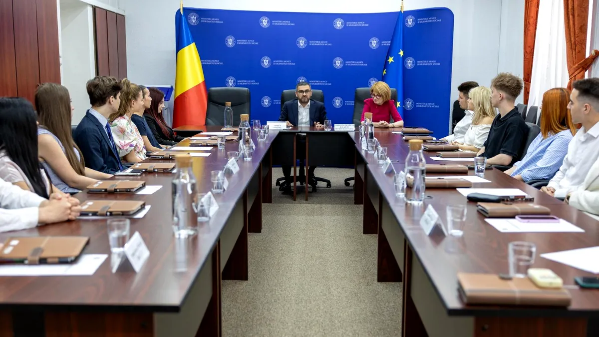 Internship la Ministerul Muncii. 15 tineri talentați, o nouă perspectivă asupra administrației publice