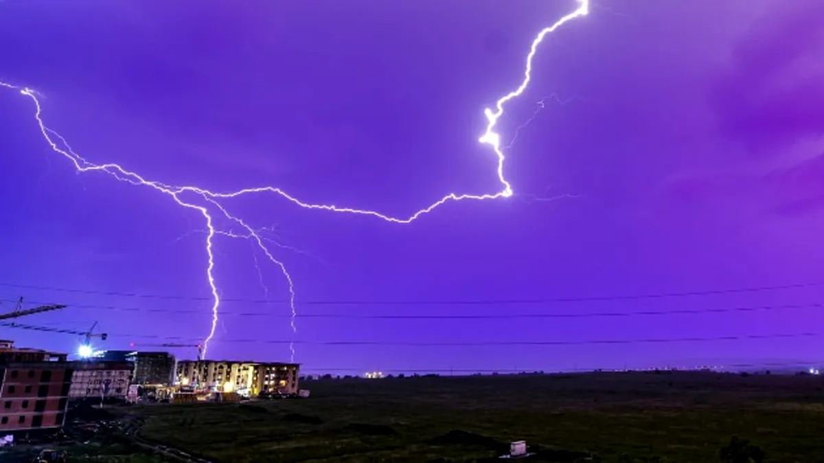 Schimbări radicale de temperatură: tornade în România