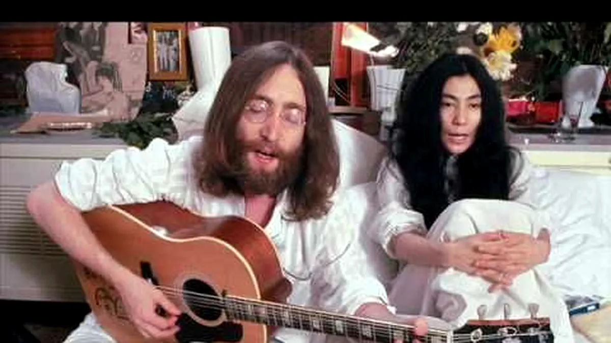 După mai bine de 50 de ani: Înregistrare inedită cu John Lennon și Yoko Ono (VIDEO)