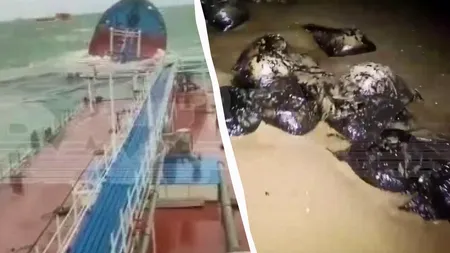 Poluarea cu păcură din Marea Neagră: pe ce suprafață se întinde pata de combustibil